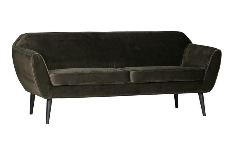 Corollos Sofa - Grøn - Velour sofaer - 3 personers sofa