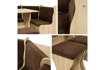 Corvyn Kökssoffa 146x106 cm - Beige - Møbler - Borde - Spisebordssæt