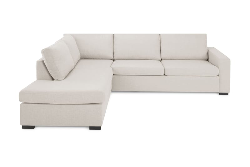 Crazy 2,5-Pers. Sofa med Chaiselong Venstre - Beige - 3 personers sofa med chaiselong - Sofa med chaiselong