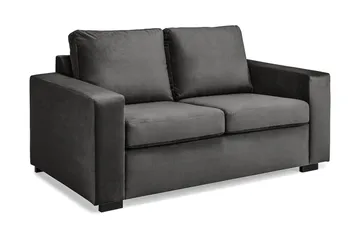 Crazy 2-personers Fløjlssofa - Mørkegrå - Møbler - Sofaer - Velour sofaer