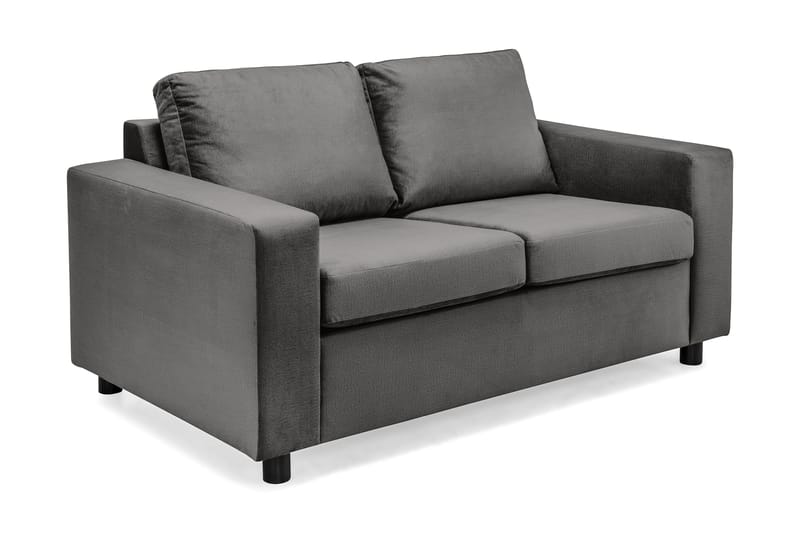 Crazy 2-personers Fløjlssofa - Mørkegrå - Møbler - Sofaer - Velour sofaer