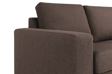 Crazy 3-personers Stofsofa - Brun - Møbler - Sofaer - 3 personers sofa