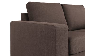 Crazy 3-personers Stofsofa - Brun - Møbler - Sofaer - 3 personers sofa