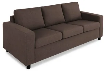 Crazy 3-personers Stofsofa - Brun - Møbler - Sofaer - 3 personers sofa