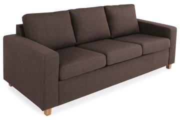 Crazy 3-personers Stofsofa - Brun - Møbler - Sofaer - 3 personers sofa