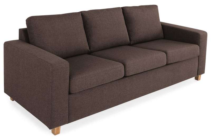 Crazy 3-personers Stofsofa - Brun - Møbler - Sofaer - 3 personers sofa