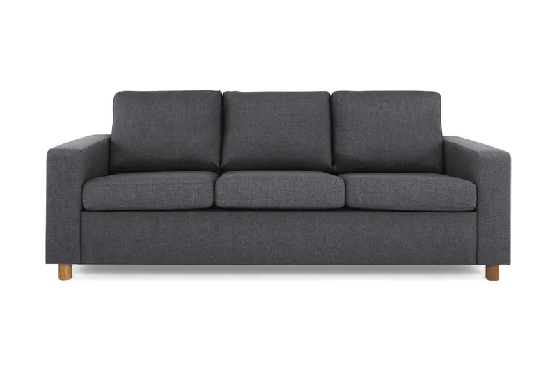Crazy 3-personers Stofsofa, Mørkegrå
