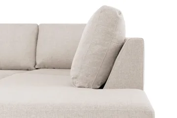 Crazy 4-personers Højrevendt U-formet Small Sofa med Chaiselong i Stof - Beige - Møbler - Sofaer - U Sofa