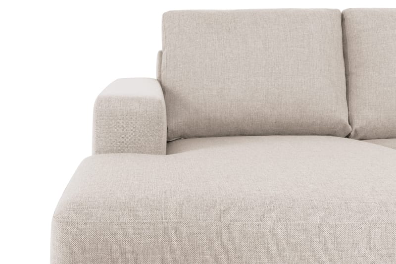Crazy 4-personers Højrevendt U-formet Small Sofa med Chaiselong i Stof - Beige - Møbler - Sofaer - U Sofa