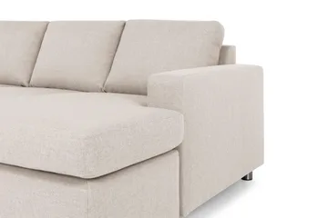 Crazy 4-personers Venstrevendt U-formet Large Sofa med Chaiselong i Stof - Beige - Møbler - Sofaer - U Sofa