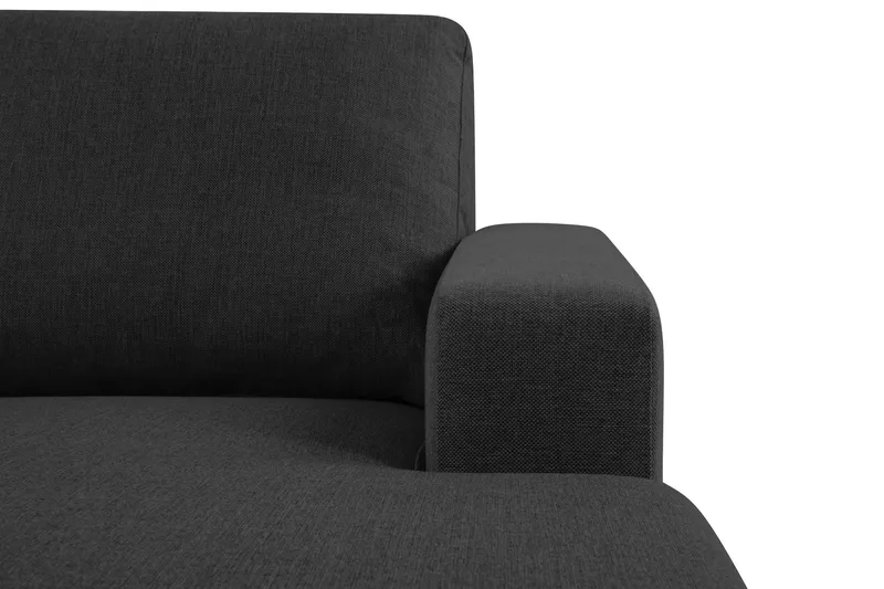 Crazy 4-personers Venstrevendt U-formet Large Sofa med Chaiselong i Stof - Antracit - Møbler - Sofaer - U Sofa