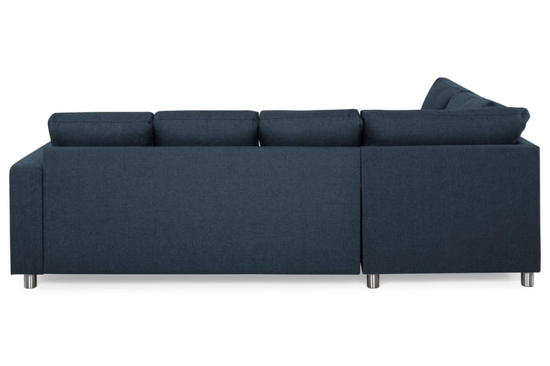 Crazy 4-personers Venstrevendt U-formet Large Sofa med Chaiselong i Stof - Mørkeblå - Møbler - Sofaer - U Sofa