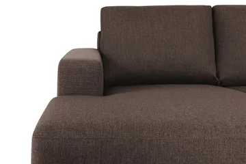 Crazy 4-personers Højrevendt U-formet Large Sofa med Chaiselong i Stof - Brun - Møbler - Sofaer - U Sofa