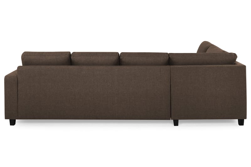 Crazy 4-personers Venstrevendt U-formet Large Sofa med Chaiselong i Stof - Brun - Møbler - Sofaer - U Sofa