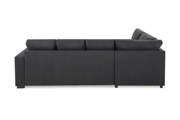 Crazy 4-personers Venstrevendt U-formet Small Sofa med Chaiselong i Stof - Mørkegrå - Møbler - Sofaer - U Sofa