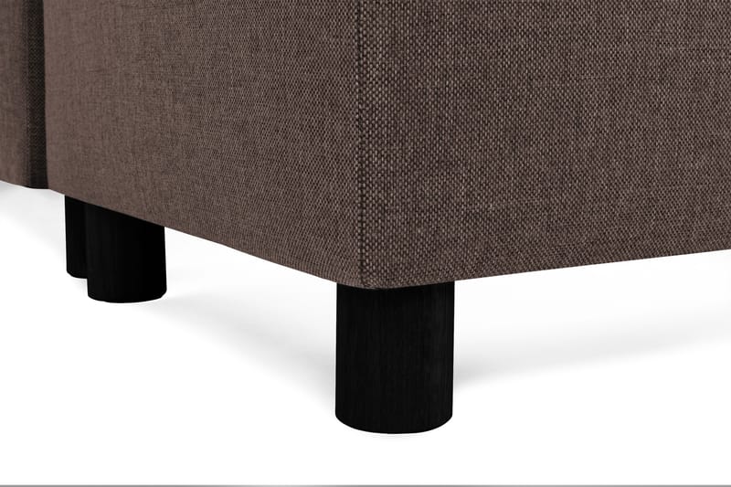 Crazy 4-personers Højrevendt U-formet Small Sofa med Chaiselong i Stof - Brun - Møbler - Sofaer - U Sofa