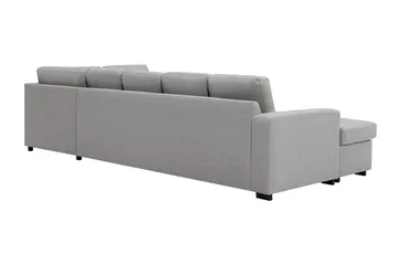 Crazy 5-personers Højrevendt U-formet X-Large Sofa med Chaiselong i Stof - Grå - Møbler - Sofaer - U Sofa