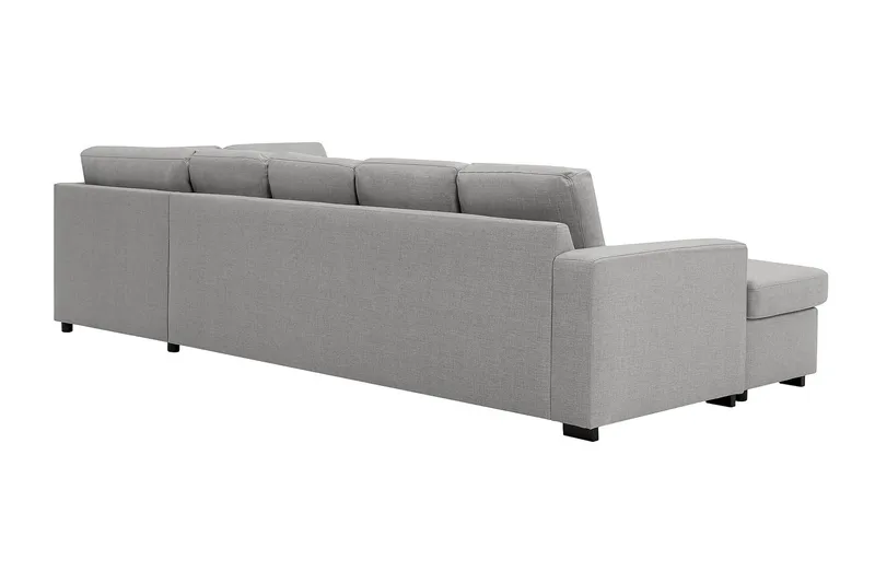 Crazy 5-personers Højrevendt U-formet X-Large Sofa med Chaiselong i Stof - Grå - Møbler - Sofaer - U Sofa