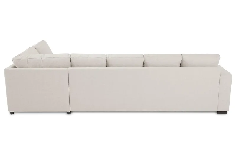 Crazy 5-personers Højrevendt U-formet X-Large Sofa med Chaiselong i Stof - Beige - Møbler - Sofaer - U Sofa
