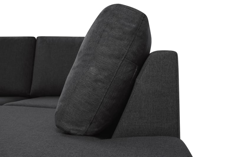 Crazy 5-personers Højrevendt U-formet X-Large Sofa med Chaiselong i Stof - Antracit - Møbler - Sofaer - U Sofa