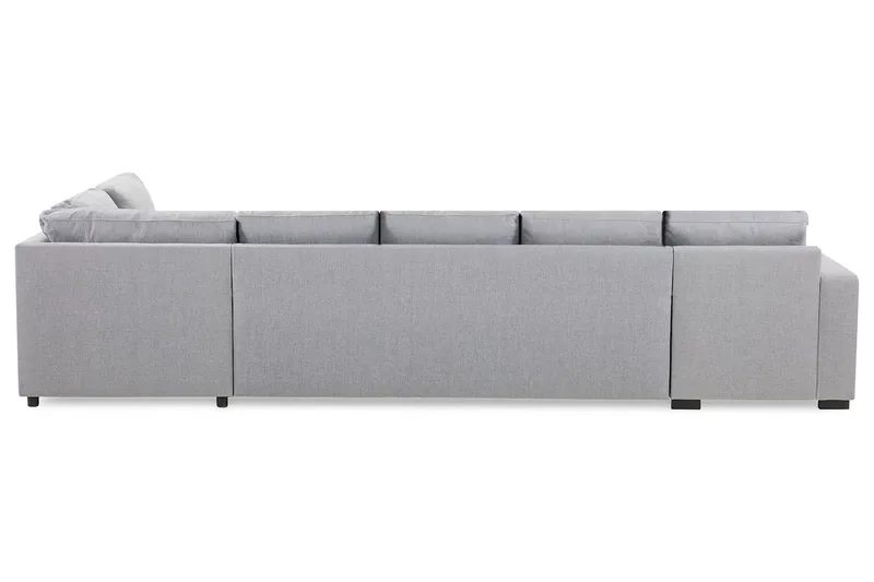 Crazy 5-personers Højrevendt U-formet X-Large Sofa med Chaiselong i Stof - Grå - Møbler - Sofaer - U Sofa