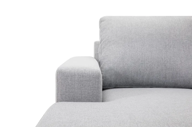 Crazy 5-personers Højrevendt U-formet X-Large Sofa med Chaiselong i Stof - Gr å - Møbler - Sofaer - U Sofa