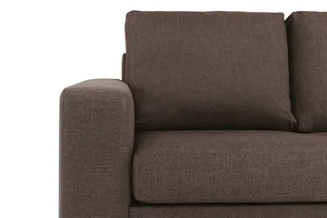 Crazy 5-personers Vendbar L-formet Large Hjørnesofa i Stof - Brun - Møbler - Sofaer - Hjørnesofa
