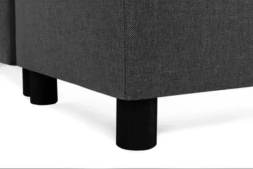 Crazy 5-personers Højrevendt U-formet X-Large Sofa med Chaiselong i Stof - Antracit - Møbler - Sofaer - U Sofa