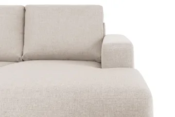 Crazy 5-personers Venstrevendt U-formet Sofa med Chaiselong i Stof - Beige - Møbler - Sofaer - U Sofa