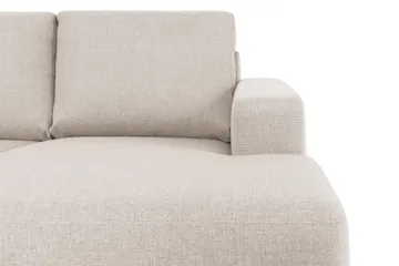 Crazy 5-personers Venstrevendt U-formet Sofa med Chaiselong i Stof - Beige - Møbler - Sofaer - U Sofa
