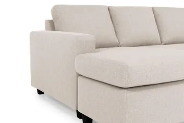 Crazy 5-personers Højrevendt U-formet X-Large Sofa med Chaiselong i Stof - Beige - Møbler - Sofaer - U Sofa