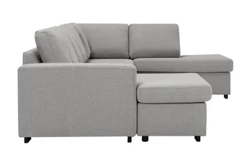 Crazy 5-personers Højrevendt U-formet X-Large Sofa med Chaiselong i Stof - Grå - Møbler - Sofaer - U Sofa