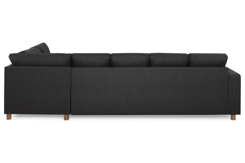 Crazy 5-personers Højrevendt U-formet X-Large Sofa med Chaiselong i Stof - Antracit - Møbler - Sofaer - U Sofa