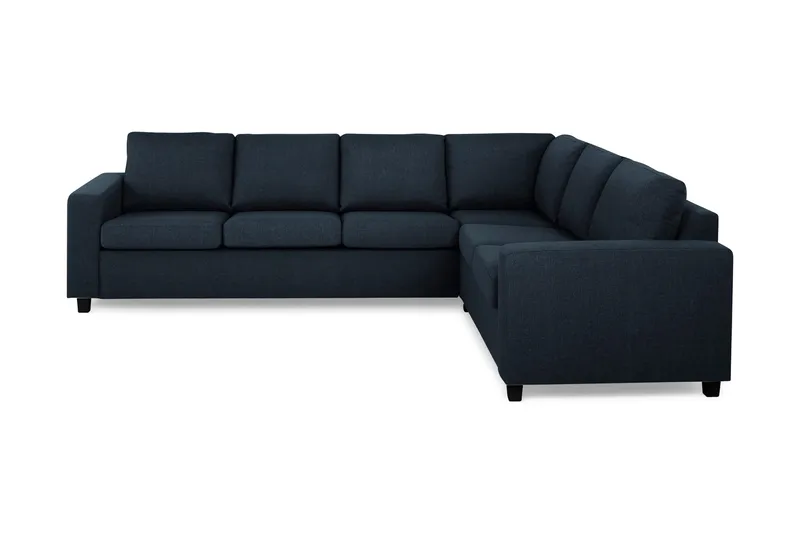 Crazy 5-personers Vendbar L-formet Large Hjørnesofa i Stof, Mørkeblå
