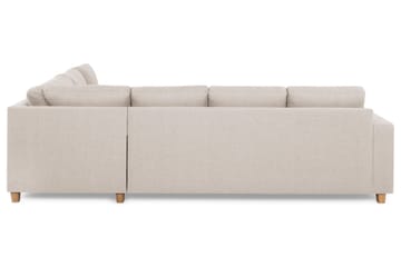 Crazy 5-personers Vendbar L-formet Large Hjørnesofa i Stof - Beige - Møbler - Sofaer - Hjørnesofa