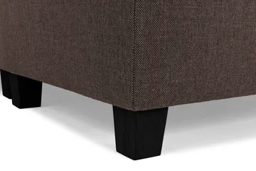 Crazy 5-personers Vendbar L-formet Large Hjørnesofa i Stof - Brun - Møbler - Sofaer - Hjørnesofa