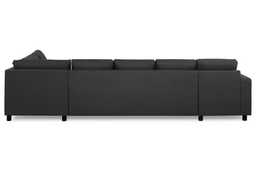 Crazy 5-personers Højrevendt U-formet X-Large Sofa med Chaiselong i Stof - Antracit - Møbler - Sofaer - U Sofa