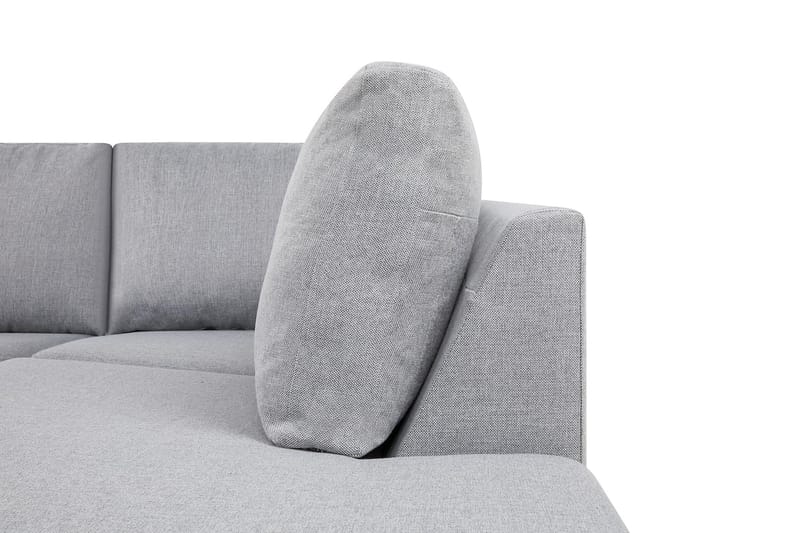 Crazy 5-personers Højrevendt U-formet X-Large Sofa med Chaiselong i Stof - Grå - Møbler - Sofaer - U Sofa