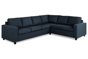 Crazy 5-personers Vendbar L-formet Large Hjørnesofa i Stof - Mørkeblå - Møbler - Sofaer - Hjørnesofa