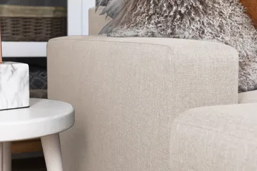 Crazy 5-personers Højrevendt U-formet X-Large Sofa med Chaiselong i Stof - Beige - Møbler - Sofaer - U Sofa
