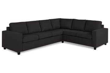 Crazy 5-personers Vendbar L-formet Large Hjørnesofa i Stof - Antracit - Møbler - Sofaer - Hjørnesofa