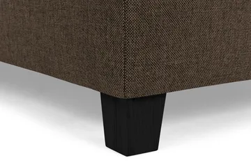 Crazy 5-personers Venstrevendt U-formet X-Large Sofa med Chaiselong i Stof - Brun - Møbler - Sofaer - U Sofa