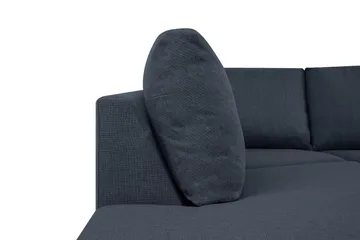 Crazy 5-personers Venstrevendt U-formet X-Large Sofa med Chaiselong i Stof - Mørkeblå - Møbler - Sofaer - U Sofa
