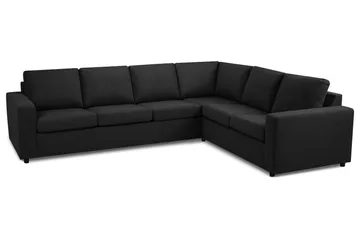 Crazy 5-personers Vendbar L-formet Large Hjørnesofa i Stof - Antracit - Møbler - Sofaer - Hjørnesofa