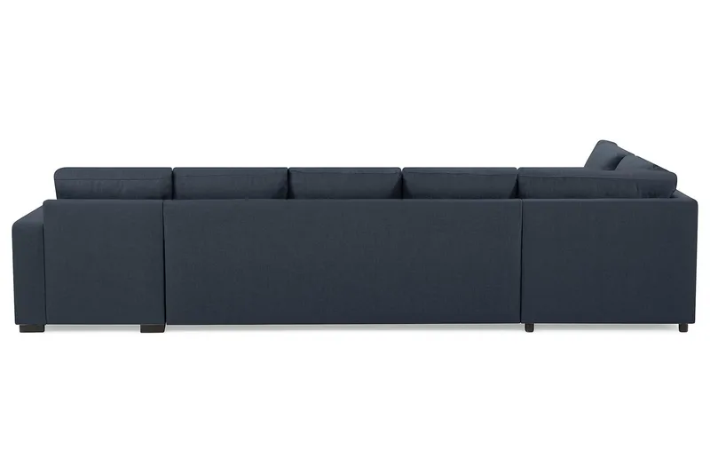 Crazy 5-personers Venstrevendt U-formet X-Large Sofa med Chaiselong i Stof - Mørkeblå - Møbler - Sofaer - U Sofa