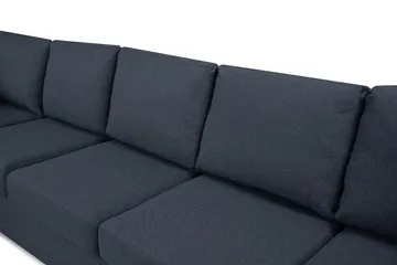 Crazy 5-personers Venstrevendt U-formet X-Large Sofa med Chaiselong i Stof - Mørkeblå - Møbler - Sofaer - U Sofa