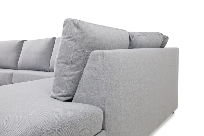 Crazy 5-personers Højrevendt U-formet X-Large Sofa med Chaiselong i Stof - Grå - Møbler - Sofaer - U Sofa