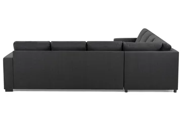 Crazy 6-personers Vendbar L-formet X-Large Hjørnesofa i Stof - Mørkegrå - Møbler - Sofaer - Hjørnesofa