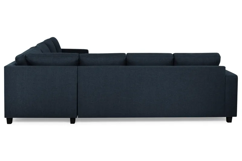 Crazy 6-personers Vendbar L-formet X-Large Hjørnesofa i Stof - Mørkeblå - Møbler - Sofaer - Hjørnesofa