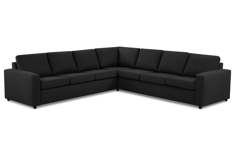 Crazy 6-personers Vendbar L-formet X-Large Hjørnesofa i Stof - Antracit - Møbler - Sofaer - Hjørnesofa